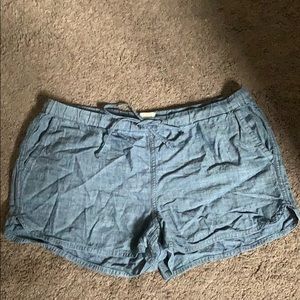 Chambray Shorts